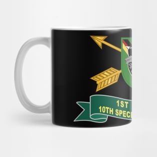 1st Battalion, 10th Special Forces Group - 2 Rows Cbo - Flash w Br - Ribbon X 300 Mug